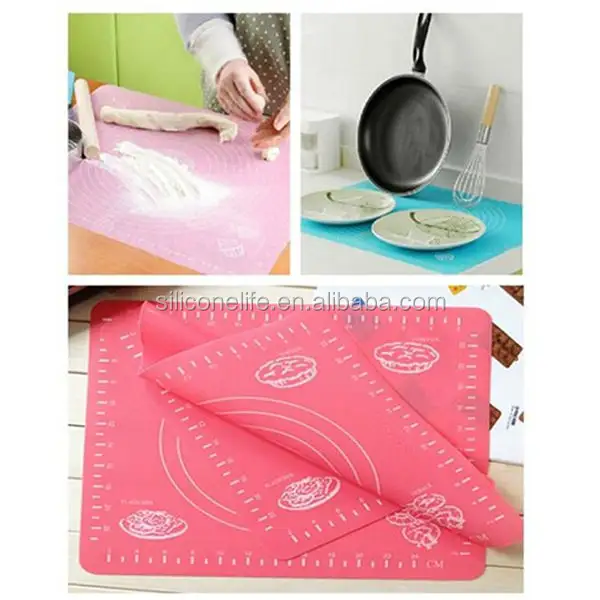 Fondant Clay Pastry Icing Deeg Cake Tool Silicone Rolling Cut Mat, Siliconen Bakingmat