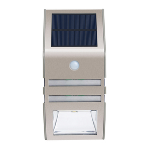 YH0607-PIR Applique murale <span class=keywords><strong>LED</strong></span> extérieure fabriquée en Chine, capteur de mouvement solaire avec <span class=keywords><strong>LED</strong></span> blanc chaud, indice de protection IP65, alimentation par batterie pour jardin - Product Image 1