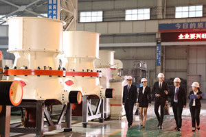 Alibaba hotsale Máy Nghiền hình nón hxjq nhà sản xuất cung cấp duy nhất xi lanh Máy Nghiền hình nón cs440 sc250s thủy lực Máy Nghiền hình nón - Product Image 3