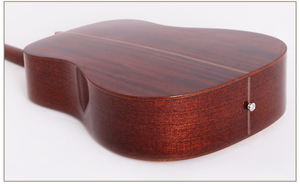 Guitares acoustiques Auditorium à 6 cordes en épicéa massif avec dos et éclisses en acajou – Vente en gros - Product Image 4