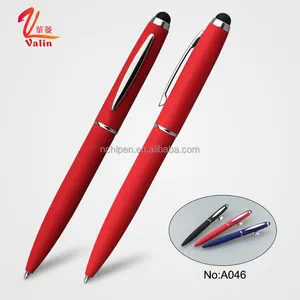 Yumuşak kauçuk kalem metal stylus dokunmatik ekran kalemi için