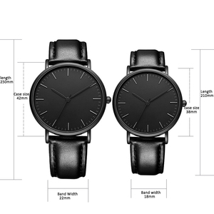 China Shenzhen Fabrik Matt-Schwarze Luxuriöse Minimalistische Herrenuhren mit Gutem Preis und Niedriger Mindestbestellmenge - Product Image 4