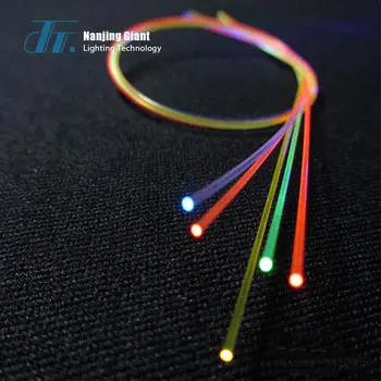 0.5mm 0.75mm 1mm 1.5mm 2mm fluorescent optic fiber for optical sight