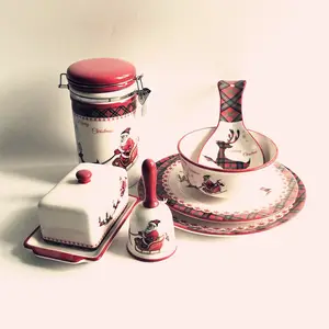 Hot Koop Kerst Producten Keramische Servies Type Servies Sets Diner Sets