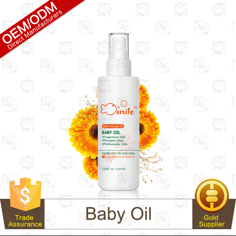 OEM Детское Масло, Календулы, Алоэ Вера и Витамин Е 100 мл, Детское Массажное Масло
