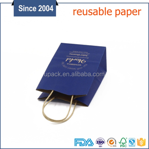 Estilo personalizado tamaño artesanía hecha bolsa de papel bolsa de papel azul <span class=keywords><strong>ande</strong></span> manualidades para adultos - Product Image 1