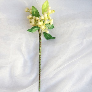S-1211 <span class=keywords><strong>Fiori</strong></span> Artificiali con <span class=keywords><strong>Semi</strong></span> di Bacche per Decorazione Murale, Giardino e Mensa, Effetto Naturale - Product Image 3