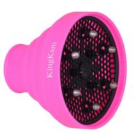 Diffuseur de sèche-cheveux universel pliable en silicone pour cheveux bouclés et naturels