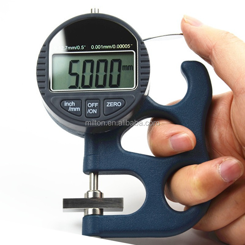 12.7mm 0.001mm Resolution Micron Digital Thickness gauge tester meter