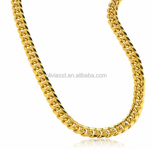 Olivia declaración de moda de plata grande de acero inoxidable 316l collar de cadena hip hop - Product Image 3