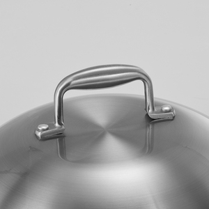 Chảo Xào Chảo 304 Try-Ply Inox-Chảo Chống Dính Inox Có Nắp Vòm Master Chef Home Cooking Silver - Product Image 5
