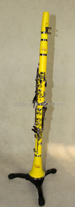 <span class=keywords><strong>Clarinete</strong></span> de 17 Teclas en Sib, Cuerpo de Plástico ABS de Alta Calidad, Color Amarillo - Product Image 4