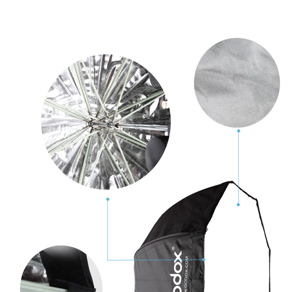Griglia A Nido D'ape Per Softbox Da 120 Cm – Controlla La Luce E Crea Effetti Direzionali Per Ritratti E Prodotti - 3