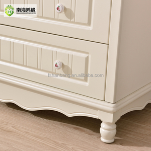 Knock Down Flatpack 2,3 Gaya Rumah Negara, 4,6 Pintu Kayu MDF Lemari Kamar Tidur Modern - Product Image 3