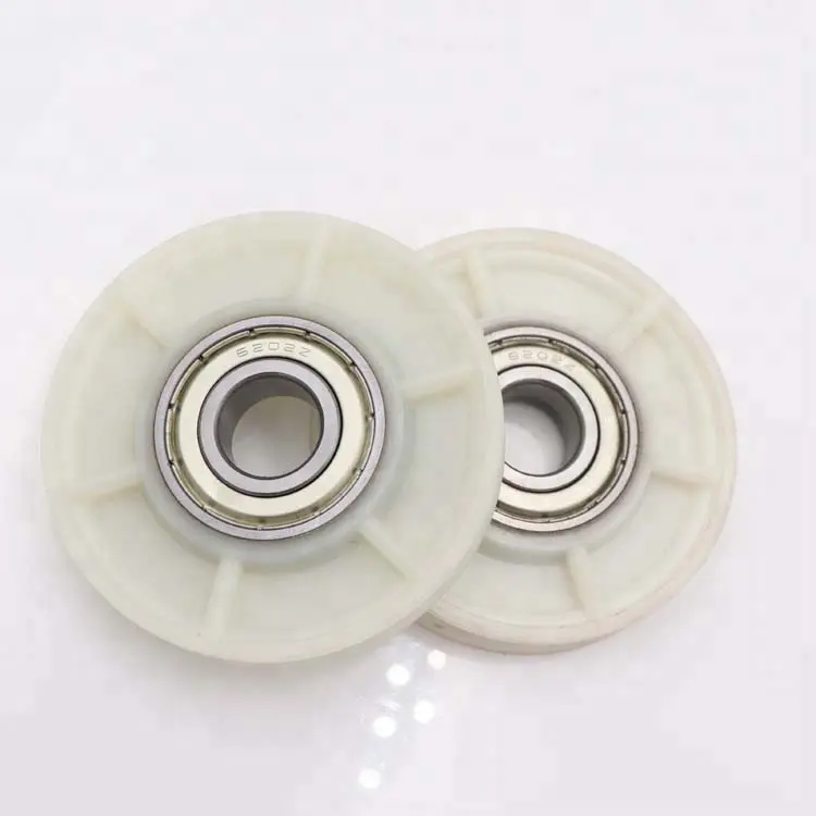 Plastic nylon roller pulley 15*68.6*11mm POM PA66 wheel roller with 6202zz for sliding door window