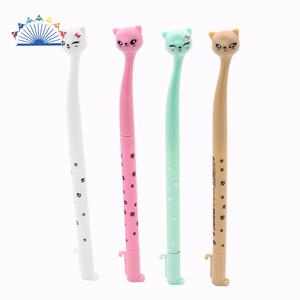 Stylo Kawaii chat mignon 0.5mm, pointe d'aiguille, stylo à encre noire - Product Image 1