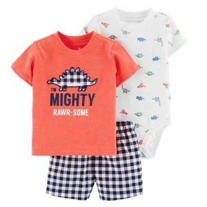 INS Bambini T-Shirt Pantaloni della tuta Set di <span class=keywords><strong>Abbigliamento</strong></span> Stampato Carino Modello In Cotone Vestiti Del Bambino Set - Product Image 4