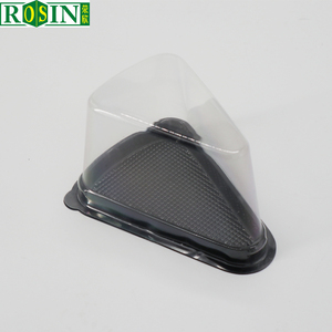 Chất Lượng Cao Pet Cấp Thực Phẩm Nhựa Dùng Một Lần Mini Bánh Duy Nhất Lát Bao Bì Nhựa Rõ Ràng Pet Bánh Hộp Với Nắp - Product Image 2