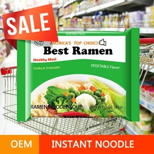 Cinese OEM pacchetto private label piccante spaghetti istantanei coreano ramen zuppa di - Product Image 4