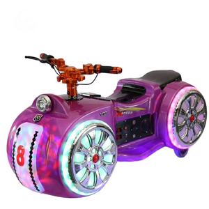 تصميم فريد في الهواء الطلق الأطفال معدات اللعب مضيئة سيارة ألعاب كهربائية - Product Image 2