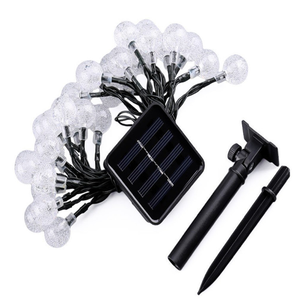 Guirnalda de <span class=keywords><strong>Luces</strong></span> LED <span class=keywords><strong>Solares</strong></span> IP67, 30 <span class=keywords><strong>Luces</strong></span> de Cristal <span class=keywords><strong>para</strong></span> Decoración Navideña - Product Image 6