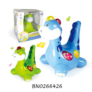Jacko Toys Nouveaux Jouets Dinosaures Cartoon à Piles avec Fonction Bump and Go et <span class=keywords><strong>Musique</strong></span> pour le Festival du Commerce - Product Image 2