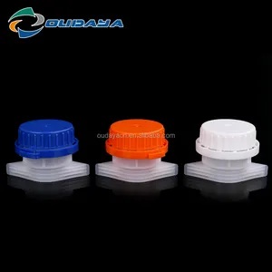 Colorful plastic lids with diameter 33mm spout for pouch