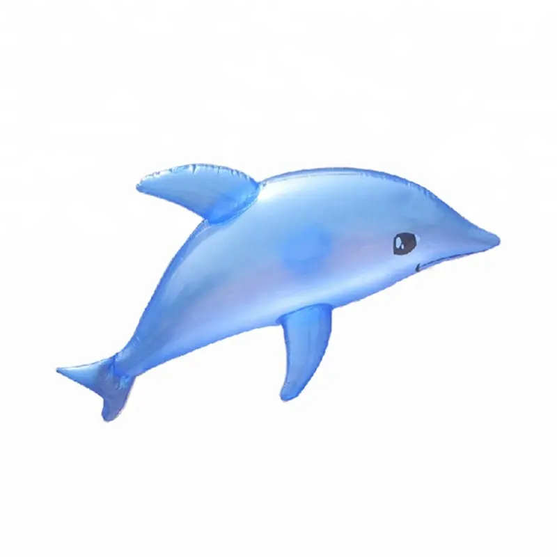 Peixe inflável ecológico do dolphin do plástico, brinquedos infláveis da piscina do pvc