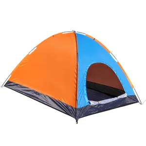 Groothandel Single Layer Glasvezel 6 Persoon Tenten Camping Outdoor Familie