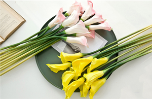 O-1019 Prezzi all'Ingrosso, Dimensioni Personalizzate 63cm, <span class=keywords><strong>Fiori</strong></span> di Calla Artificiali in PU a Effetto Realistico in <span class=keywords><strong>Vendita</strong></span> - Product Image 6