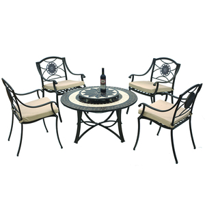 Tresses de foyer d'extérieur avec <span class=keywords><strong>table</strong></span> supérieure en mosaïque, 30 pouces - Product Image 2