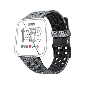 IVANHOE – bracelets à imprimé Floral pour <span class=keywords><strong>Fitbit</strong></span> <span class=keywords><strong>Versa</strong></span> & <span class=keywords><strong>Versa</strong></span> Lite, accessoires de rechange en Silicone souple pour Sport - Product Image 6