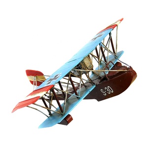 Modèle d'<span class=keywords><strong>avion</strong></span> vintage en métal antique, cadeau de Noël, modèle d'<span class=keywords><strong>avion</strong></span> miniature en fer, jouets, modèle d'<span class=keywords><strong>avion</strong></span> en métal moulé sous pression, modèle de <span class=keywords><strong>biplan</strong></span> A-30, décoration de bureau à domicile - Product Image 6