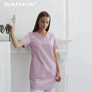 Ospedale scrubs all'ingrosso <span class=keywords><strong>infermiera</strong></span> femminile <span class=keywords><strong>l</strong></span> medica reina scrub set - Product Image 3