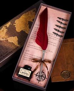 Bview Art – Ensemble de plumes à encre cuivre antique 12 couleurs avec pointes en acier pour <span class=keywords><strong>calligraphie</strong></span> et <span class=keywords><strong>dessin</strong></span> – Idéal comme cadeau - Product Image 5
