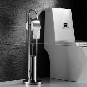 <span class=keywords><strong>Portarotolo</strong></span> per Carta Igienica di Lusso in Acciaio Inossidabile Ecologico con Garanzia di 5 Anni <span class=keywords><strong>e</strong></span> Scopino per WC, Accessori per il Bagno - Product Image 3