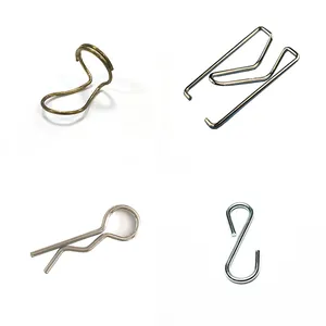 Hongsheng Custom Metal Stainless Steel Paper Clip Linear Spring Snap Spring Used For Clamp