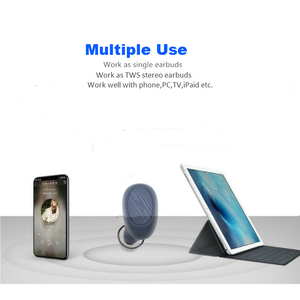 Siêu mini trong tai tai nghe IPX6 thể thao không thấm nước tws 5.0 sự thật không dây earbuds tai nghe bluetooth với dual mic - Product Image 2