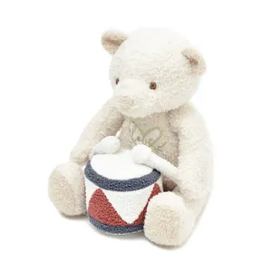 Birthday gifts custom giant teddy bear plush toy with drum