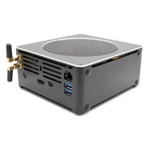 Pabrik Sale Stock 4.4G Hz UHD Xeon E2176M 4K Game Barebone Mini Komputer Desktop PC