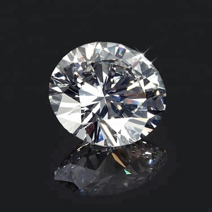 6.50mm bianco macchina di forma di taglio rotondo <span class=keywords><strong>pietra</strong></span> naturale Cz gemme per gioielli - Product Image 4