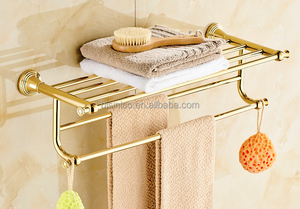 <span class=keywords><strong>Toallero</strong></span> de Baño Color Bronce Dorado, <span class=keywords><strong>Toallero</strong></span> Triple de Barra para Baño - Product Image 3