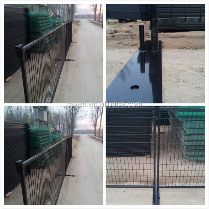 Fencing, Trellis & Gates Type and Plastic Frame Material construction safety fence/ muro con pliegues,cerca temporal