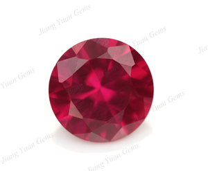 Grandes gemas sintéticas rubí #5 de la forma redonda Rubies venta - Product Image 3