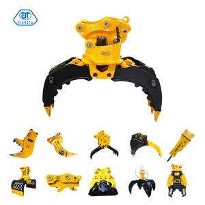 <span class=keywords><strong>Pelle</strong></span> hydraulique rotative pierre pinces 2ton grappin yantai jiangtu-06 EX25 - Product Image 6