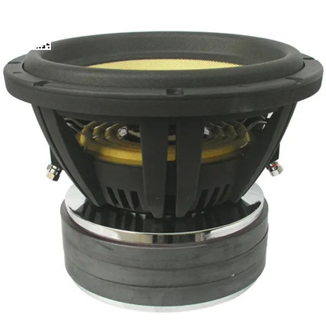 Mejor spl pro de 12 pulgadas de audio de subwoofer con dual 3 "de aluminio cono 360 Oz 2500W RMS