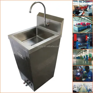 NSF Onayı 304 Paslanmaz Çelik Ayak Pedalı el yıkama lavabosu Kaliteli El Lavabo Çin üreticisi