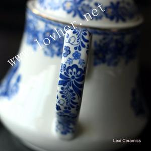 Ensemble de tasses à café et thé en porcelaine, vaisselle en céramique, os fin, Style chinois, bleu et blanc, nouveauté - Product Image 5