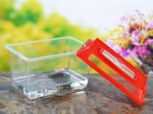 OEM <strong>Plastic</strong> <strong>Fish</strong> <strong>Tank</strong>,Turtle Box, Clear Portable Crab cage - Product Image 2