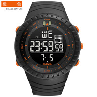 Montres pour hommes Montre numérique à grand cadran Montre homme étanche 5bar Led Digital Date SMAEL 1237 Sport Chronomètre poignet